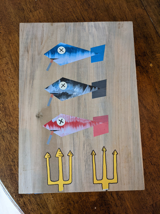 Smokin Fish Painting 1 of 1